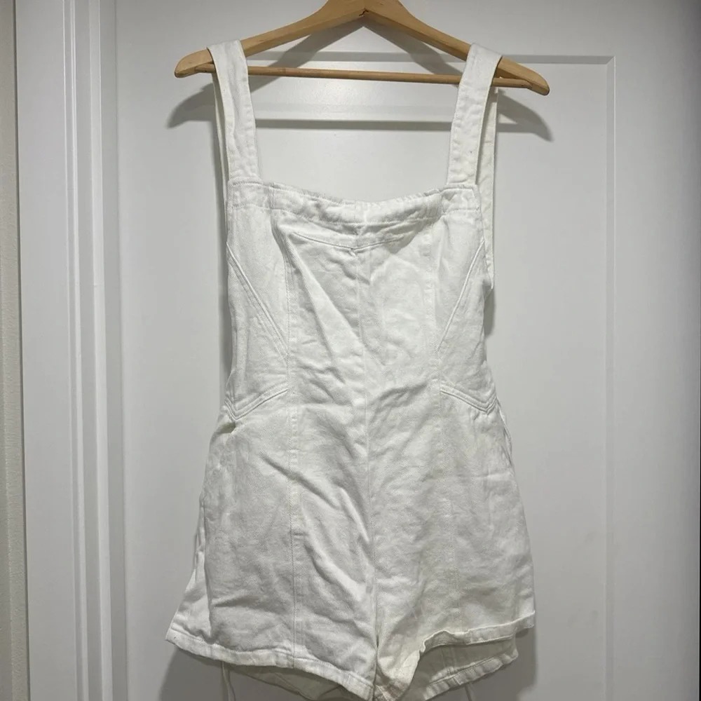 Denim Romper - Picture 3 of 4